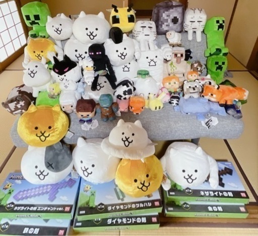 にゃんこ大戦争、マインクラフトぬいぐるみ