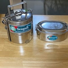 おしゃれキャンプ🏕️Seagull フードキャリア 2段式 弁当
