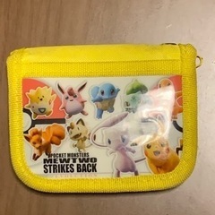ポケモン　ピカチュウ　こども用財布