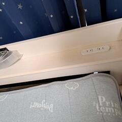 お譲り先確定🙇🏻‍♀木製 ベッドフレーム ホワイトの画像