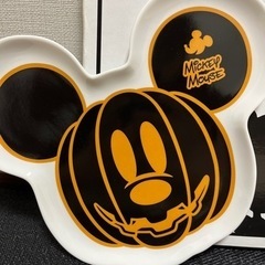 Disney★ミッキーハロウィン顔型プレート・一番くじ・ディズニーの画像