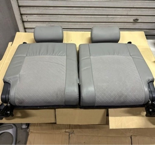 ジムニー　JB23 7型　純正　ハーフレザー　シート　リア