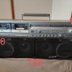 シャープ SHARP Wラジカセ ＧＦ909 昭和 レトロ