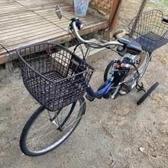 【再値下げ】電動アシスト自転車、補助輪付き