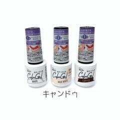 ダイソーキャンドゥなどのLEDライト対応ジェルネイルセットの画像