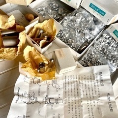 プロ用　くるみボタン　打ち具と金具セット