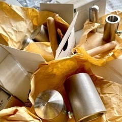 プロ用　くるみボタン　打ち具と金具セットの画像