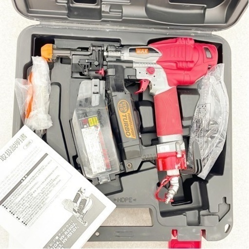 【美品】MAX 高圧ビス打ち機 ターボドライバ HV-R51G1