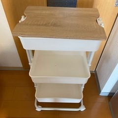 キッチンワゴン スチールラック キッチン収納 の画像
