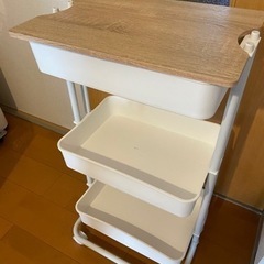 キッチンワゴン スチールラック キッチン収納 の画像