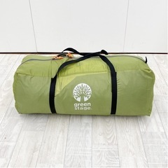 【超美品】キャンプスタッグ グリーンステージ 2ルームドームテン...