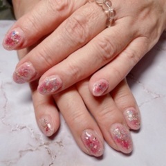 ジェルネイル💅四日市の自宅にて🌷