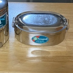ステンレス製　Seagull オーバルランチボックス　シーガル　弁当