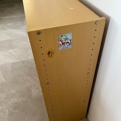 中古カラーボックスの画像