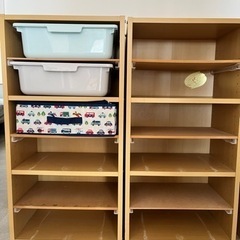 中古カラーボックスの画像