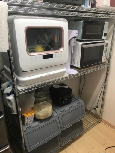 【購入9/28 18時まで、受け渡し9/29まで】アイリスオーヤマ　可動棚メタルラック
