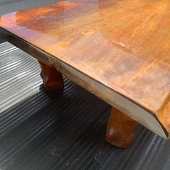 一枚板　座卓　テーブル　訳ありの画像