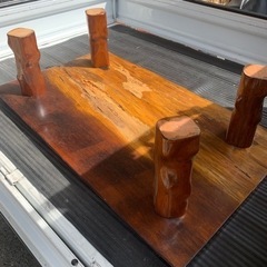一枚板　座卓　テーブル　訳ありの画像