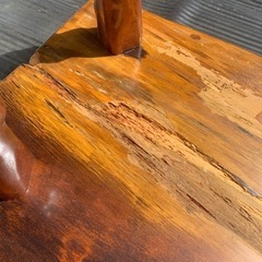 一枚板　座卓　テーブル　訳ありの画像