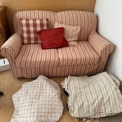 🌟【期間限定10月1日までお値下げ】2人がけソファ🌟替えカバー2...
