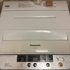 Panasonic パナソニック　洗濯機の画像