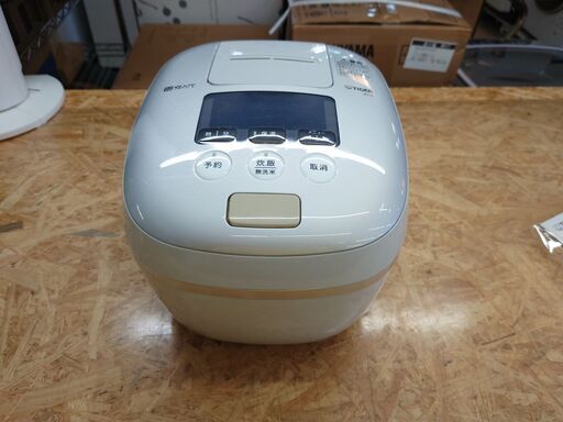 安心の動作保証有TIGER 5.5合圧力IH炊飯器 2018年製 保証有り【愛千130】