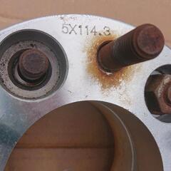 ワイトレ スペーサー ５穴114.3 お値下げの画像