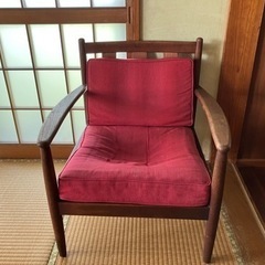 1人用レトロソファー(アメリカン家具)の画像