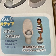 【美品】3way おまる(1歳～6歳頃)の画像