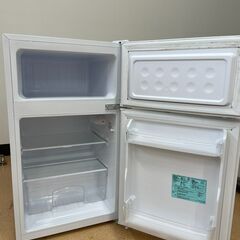 冷凍冷蔵庫/冷蔵庫/85リットル/85L/2ドア冷蔵庫/1人暮らし/新生活/単身用/HAIER/JR-N85B/中古品/2018年製の画像