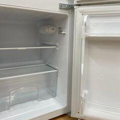 冷凍冷蔵庫/冷蔵庫/85リットル/85L/2ドア冷蔵庫/1人暮らし/新生活/単身用/HAIER/JR-N85B/中古品/2018年製の画像