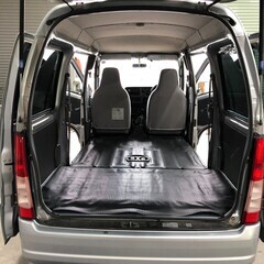 総額14.0万円★車検R6年4月★車内フラット軽箱バン★ETC★5速MT★スバル サンバーバン トランスポーター(TV1) 11.8万キロ 平成18年式 シルバーの画像
