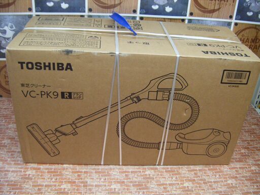 東芝 VC-PK9（R） 東芝クリーナー 紙パック式 レッドカラー 未使用 【ハンズクラフト宜野湾店】