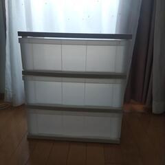アイリスオーヤマ　ウッドトップチェスト　3段