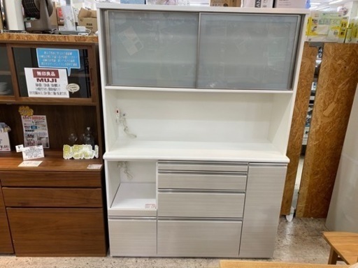 【愛品館 江戸川店】SHIGIYAMA（シギヤマ家具）ワイドキッチンボード ID:151-007989-007