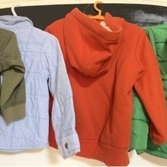 【値下げ】子供服 アウター 長袖 パーカー ブルゾン スタジャン 恐竜 100 110cm 8着まとめの画像