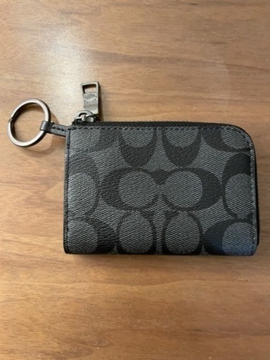 COACH　ケース　シグネチャー（Charcoal）