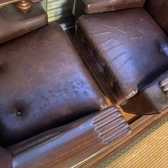 ⑰【お引き渡し限定】　昔のソファセット　USEDの画像