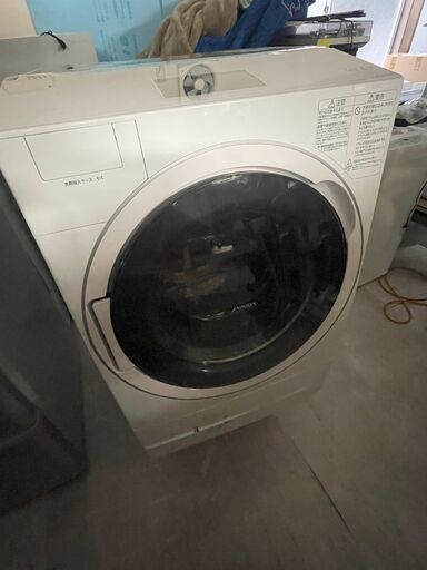 2021年製 美品 東芝 ドラム式洗濯乾燥機 ZABOON TW-127X9L 左開き 洗濯12kg 乾燥7kg 洗剤自動投入 スマホ連携