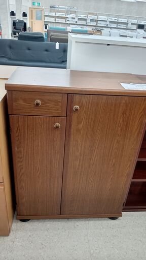 ★ジモティ割あり★  下駄箱ブラウン H92×D35.5×W71 クリーニング済み TJ2050