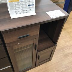 ★ジモティ割あり★  レンジ台 こげ茶 H84×W60×D41 ...