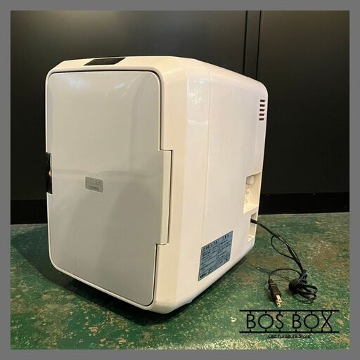 TWINBIRD ツインバード D-CUBE ポータブル保冷庫  クーラーボックス HR-D808 ホワイト●BA09W002