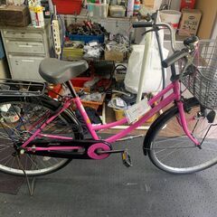 整備済み中古自転車　２６インチ　変速なしお値打ち自転車の画像