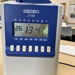 タイムカードレコーダー　SEIKO Z150 ②の画像