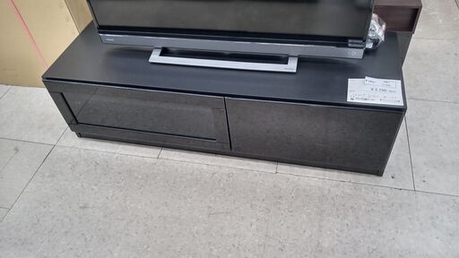 ★ジモティ割あり★  テレビ台 黒 H32.5×D41×W119.5 クリーニング済み TJ2062