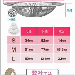開封・未使用 ゴミ受け 排水口 Sサイズ 2個の画像