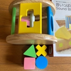 お話し中　音いっぱいつみきとEduteの木のおもちゃの画像