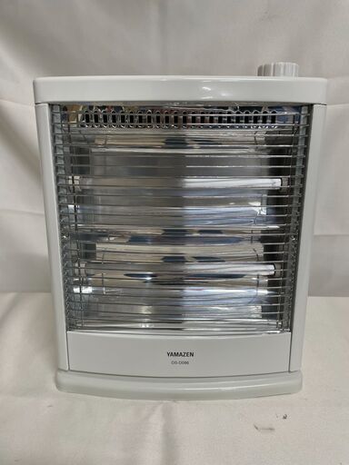 【北見市発】ヤマゼン YAMAZEN 山善 電気ストーブ DS-D086 2019年製 白 (E2004wY)