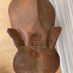 象　ゾウ　ぞう　木彫り　置物の画像