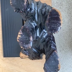 熊　クマ　くま　木彫り　置物の画像
